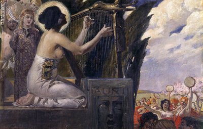 Die Musik door Albert Klinger
