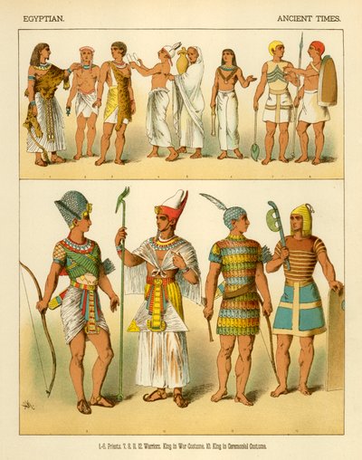 Egyptische Kostuums door Albert Kretschmer