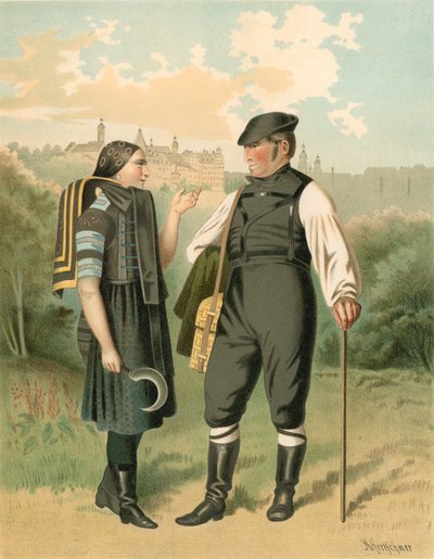 Duitse kleding, Allenburg door Albert Kretschmer