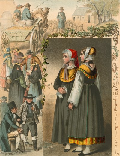 Duitse klederdracht, Mecklenburg door Albert Kretschmer