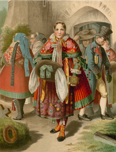Duitse kleding, Pommern, Weitzacker door Albert Kretschmer