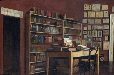 Hoek van Sir Richard Burtons studeerkamer, 1889 door Albert Letchford