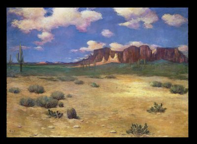 Arizona Landschap door Albert Lorey Groll
