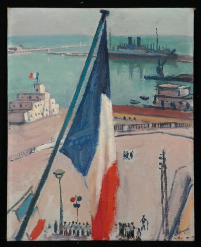 Alger, de vlaggen door Albert Marquet