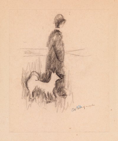 Figuur met een Hond door Albert Marquet