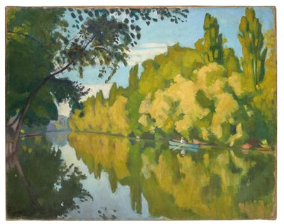 La Varenne Sainte-Hilaire, de boot door Albert Marquet