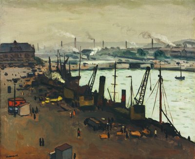 De Haven van Boulogne-sur-Mer door Albert Marquet