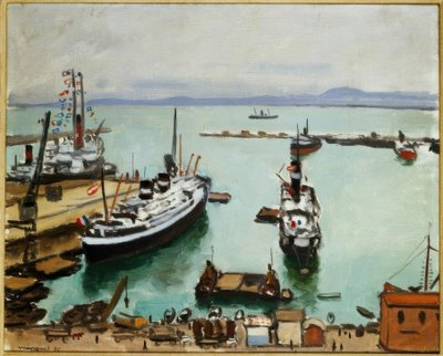 De haven van Algiers door Albert Marquet