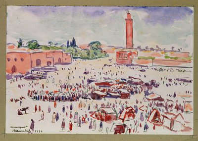 Marrakesh door Albert Marquet
