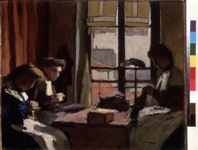 Modistes (hoedenmakers) door Albert Marquet