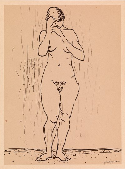 Naakte Vrouw Staand door Albert Marquet