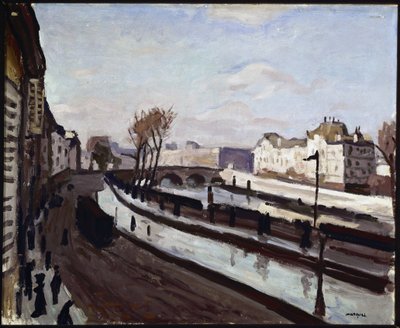 Parijs, de Quai des Grands-Augustins door Albert Marquet