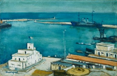 Haven van Algiers, ca. 1940 door Albert Marquet