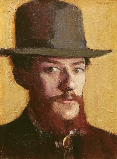 Portret van Monsieur Mouliet met een Hoed, ca. 1899 door Albert Marquet