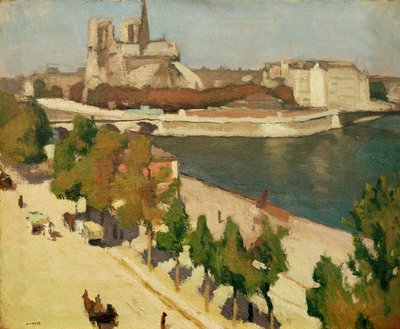 De Apsis van de Notre-Dame, Parijs door Albert Marquet