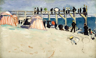 De Boulevard bij Sainte-Adresse door Albert Marquet