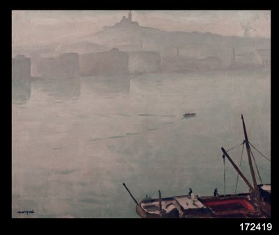 De haven van Marseille door Albert Marquet