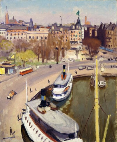 De Haven van Stockholm door Albert Marquet
