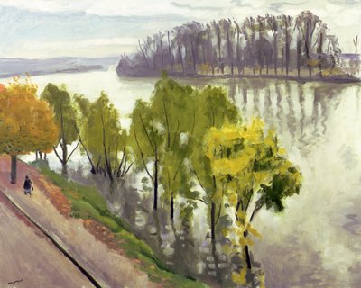 De Seine bij La Frette in de herfst, ca. 1939-40 door Albert Marquet