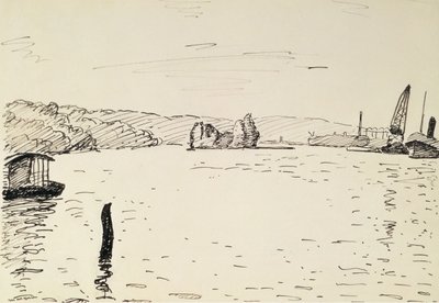 Uitzicht in de Omgeving van Rouen door Albert Marquet