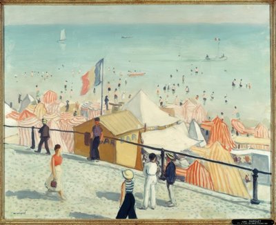 Zomer, stranden van Les Sables d