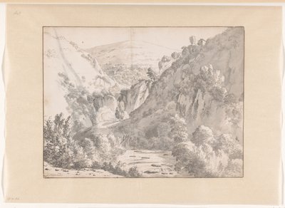 Bergachtig landschap door Albert Meyering