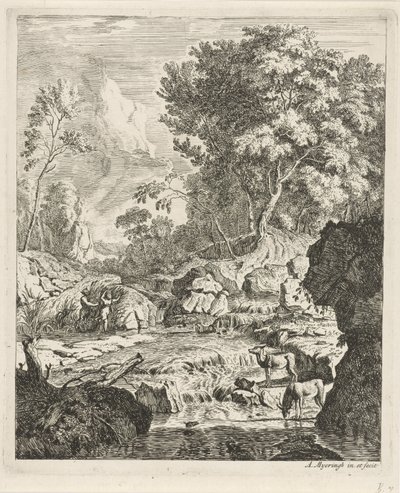 Pan en Syrinx door Albert Meyering