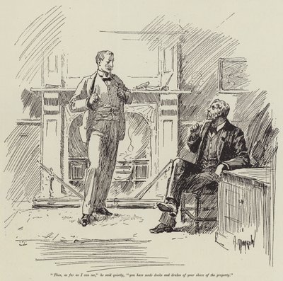 Hun oom uit Californië, door Bret Harte door Albert Morrow
