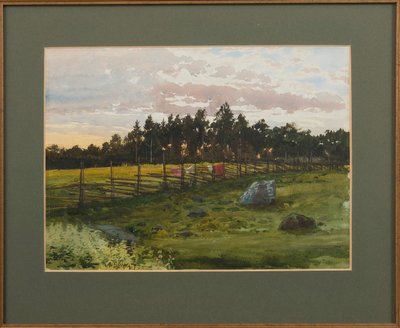 Zomeravond, 1893 door Albert Nikolaevich Benois