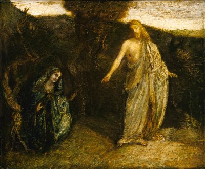 Christus Verschijning aan Maria door Albert Pinkham Ryder