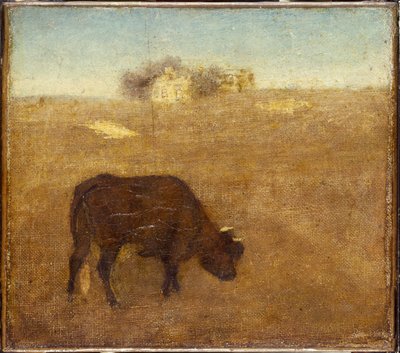 Avondgloed, de Oude Rode Koe, begin tot midden 1870s door Albert Pinkham Ryder