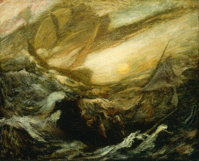 Vliegende Hollander door Albert Pinkham Ryder