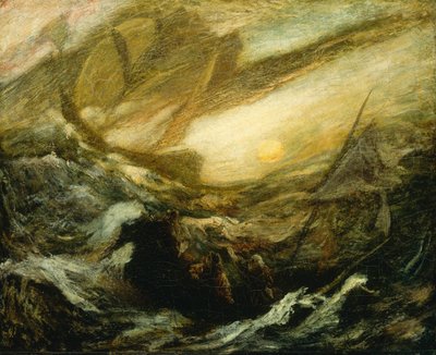De Vliegende Hollander door Albert Pinkham Ryder