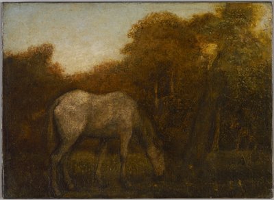 Het Grazende Paard, midden 1870s door Albert Pinkham Ryder