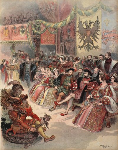 Bal aan het hof, illustratie uit 