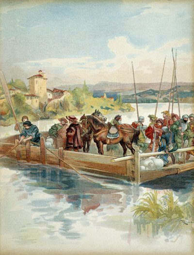 Karel IV van Bourbon door Albert Robida