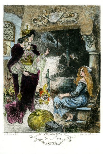 Cinderella door Albert Robida