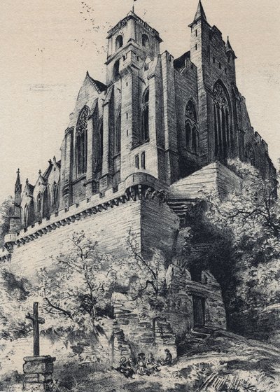 Collegiale Notre-Dame de Lamballe in Lamballe in het Franse departement Côtes-d