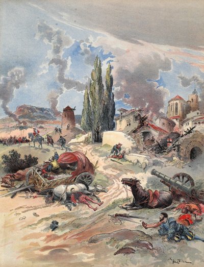 Verwoesting van Provence, illustratie uit 