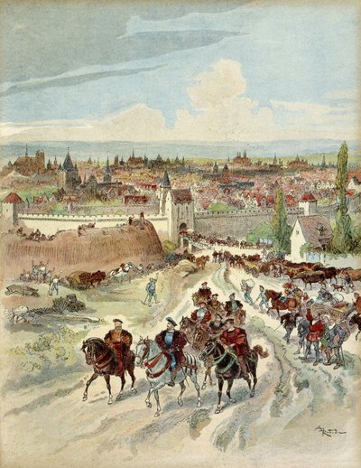 Francois I door Albert Robida
