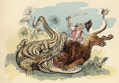 Illustratie door Albert Robida in 