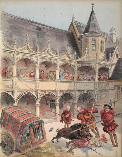 Het wilde zwijn van Amboise, illustratie uit 