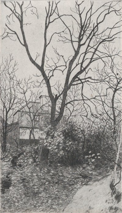 Herfst, uit de portfolio van de Zweedse Fine Art Print Society door Albert Theodor Gellerstedt