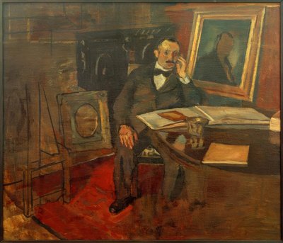 Portret van Ludwig Löb Prager door Albert Weisgerber