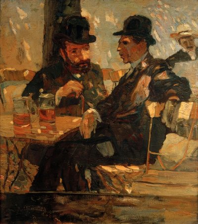In de biertuin door Albert Weisgerber