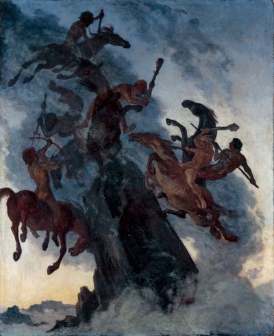 Mist Rijders door Albert Welti