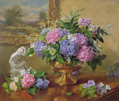 Stilleven van hortensia