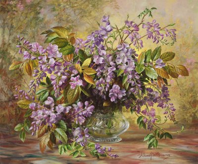 Betoverende junibloei Wisteria door Albert Williams