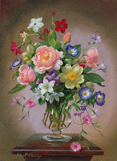 Rozen, pioenen en freesia