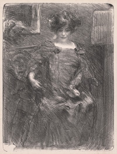 Zonder titel (Vrouw) door Albert de Belleroche